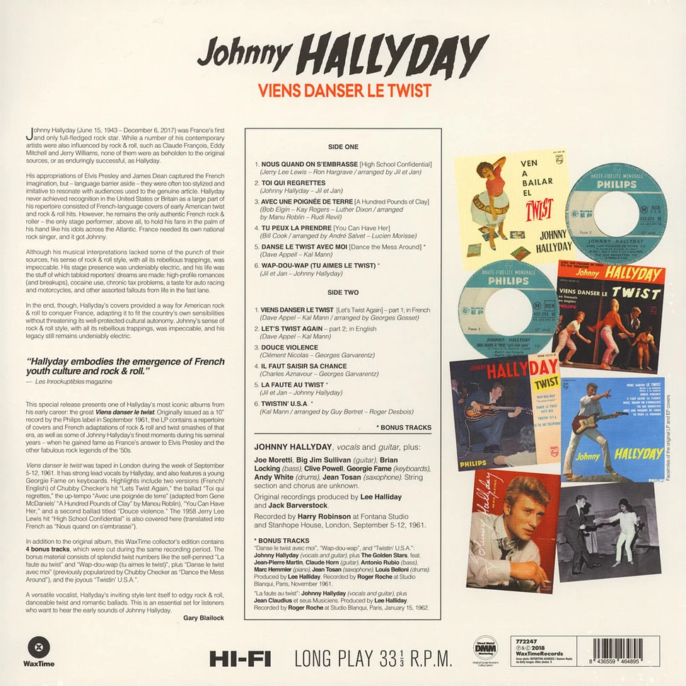 Johnny Hallyday - Viens Danser Le Twist