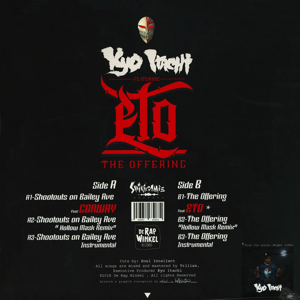 Kyo Itachi & Conway / Eto - ShootOuts On Bailey Ave / The Offering HHV Exclusive Transparent Red Vinyl Edition