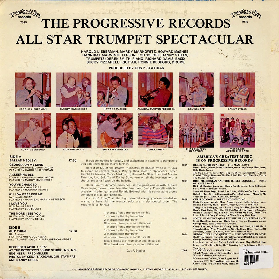 V.A. - The Progressive Records All Star Trumpet Spectacular