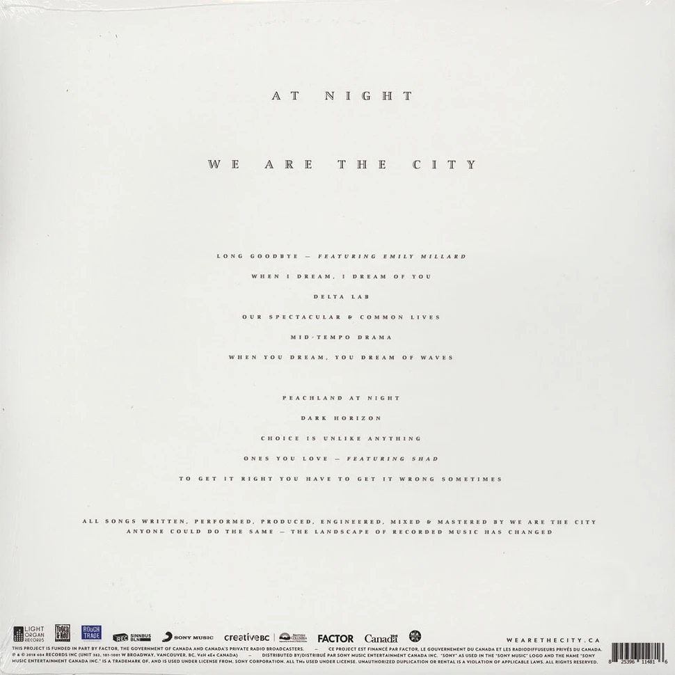 We Are The City - At Night