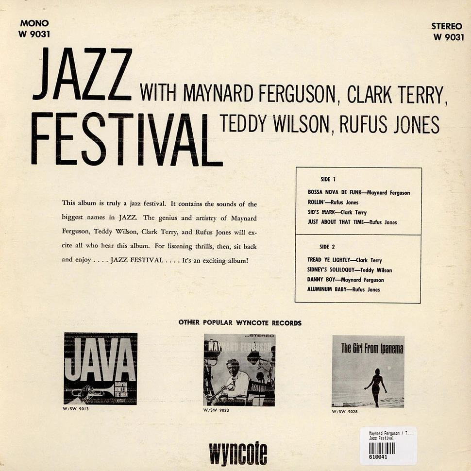 Maynard Ferguson / Teddy Wilson / Clark Terry / Rufus Jones - Jazz Festival
