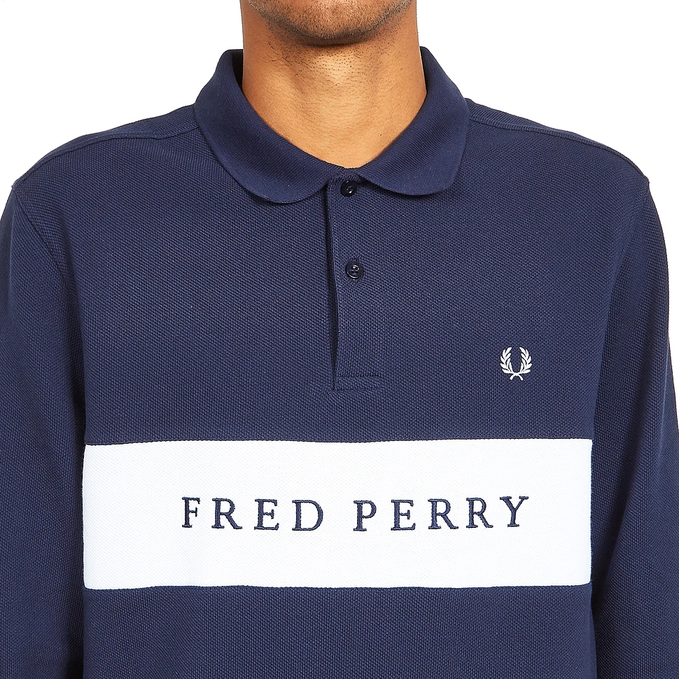 Fred Perry - Panelled Pique Sweatshirt