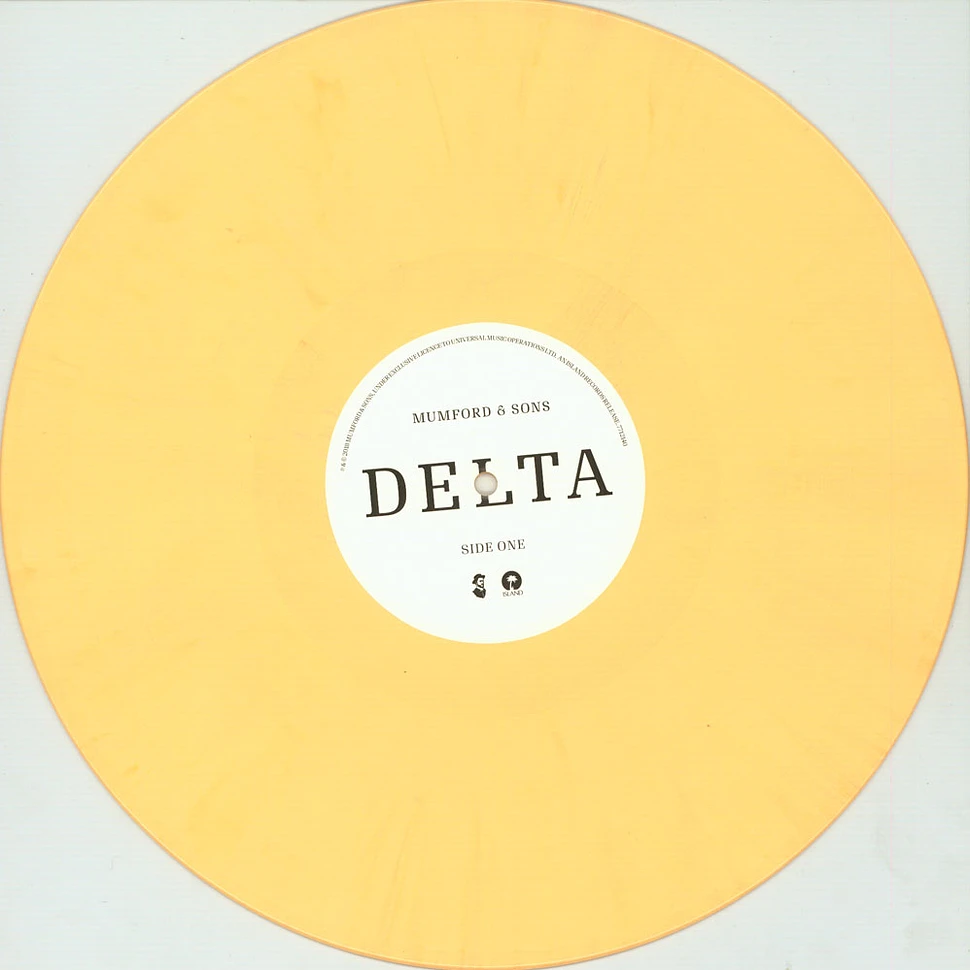 Mumford & Sons - Delta Limited Sand Colored Vinyl Edition
