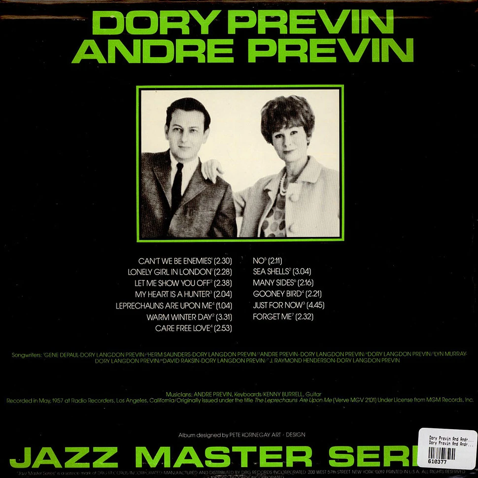 Dory Previn, André Previn - Dory Previn Andre Previn