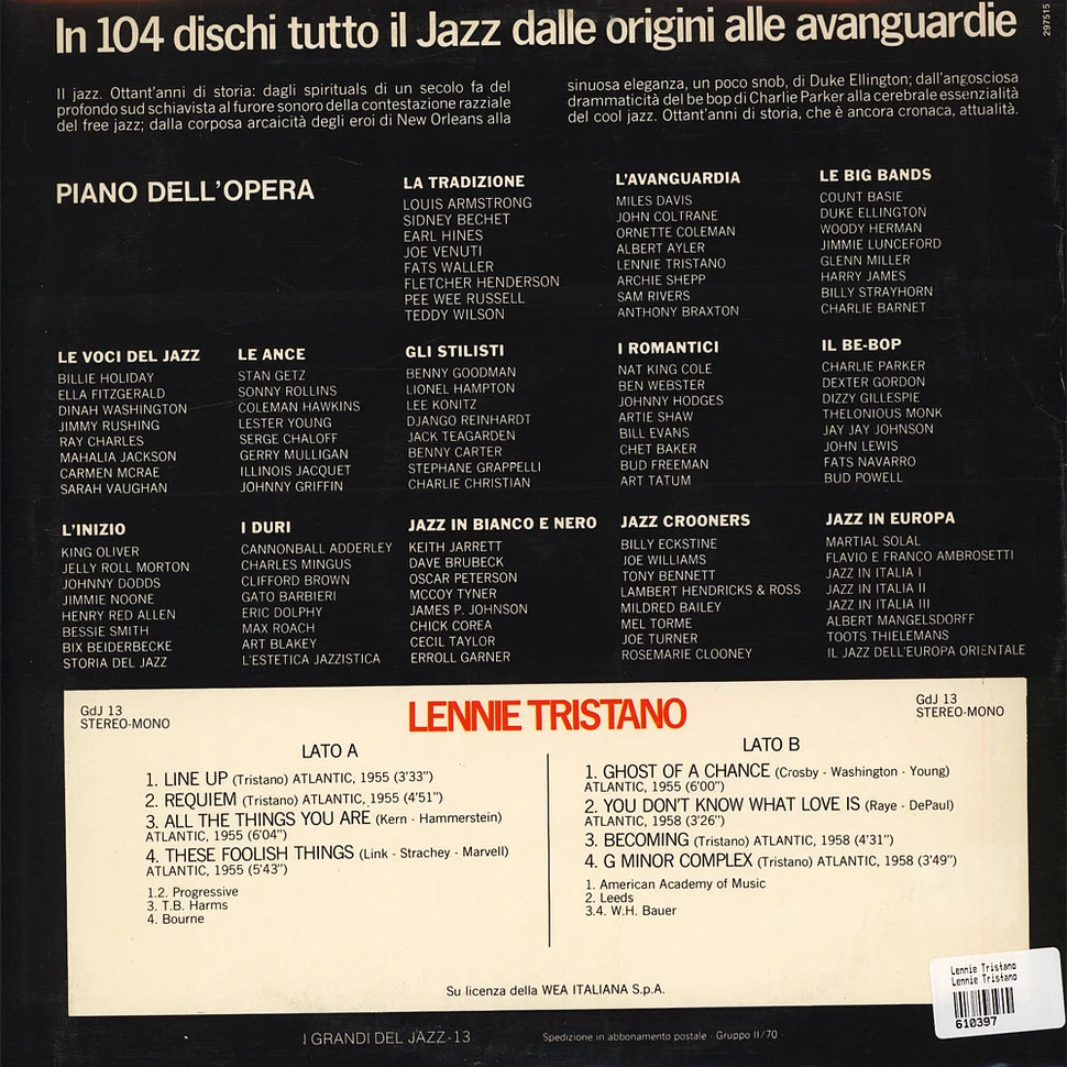 Lennie Tristano - Lennie Tristano