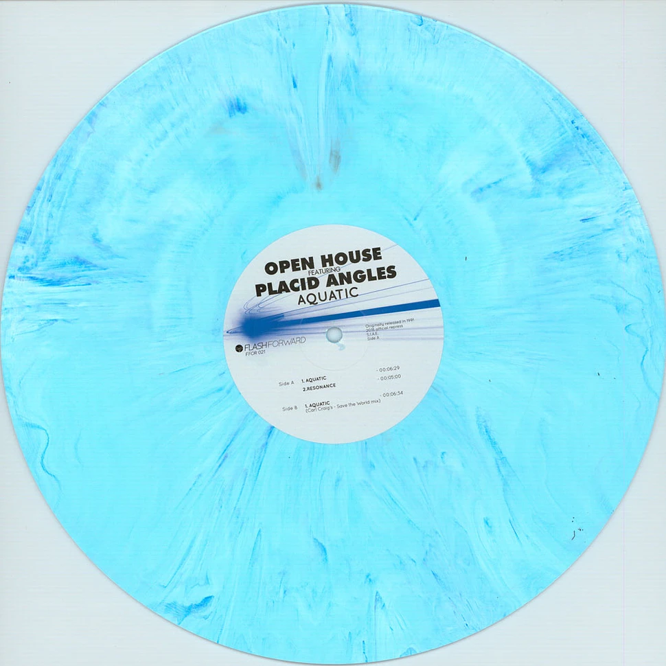 Open House - Aquatic Featuring Placid Angles Colored Vinyl Edition