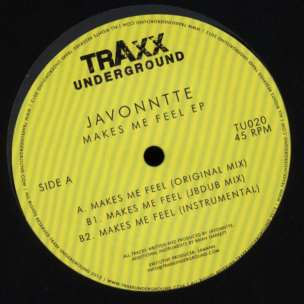 Javonntte - Makes Me Feel EP