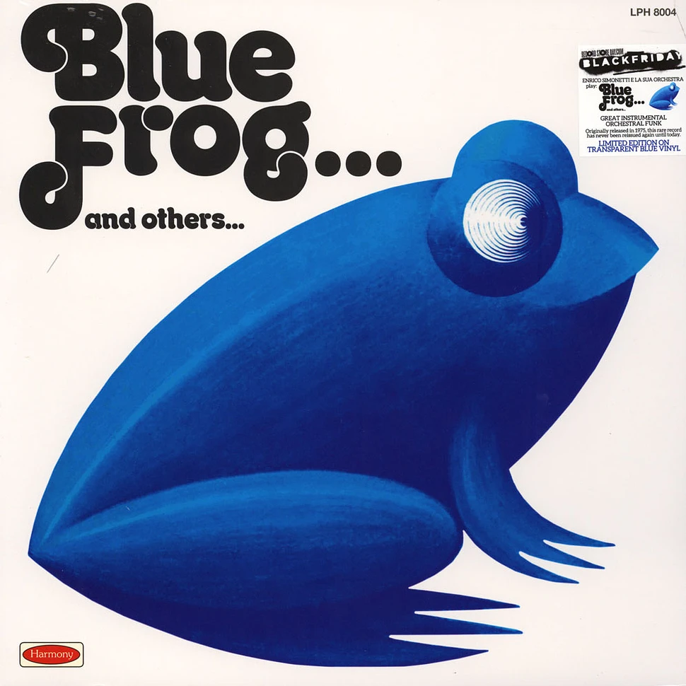 Orchestra Di Enrico Simonetti - Blue Frog & Others Transparent Blue Colored Vinyl Edition