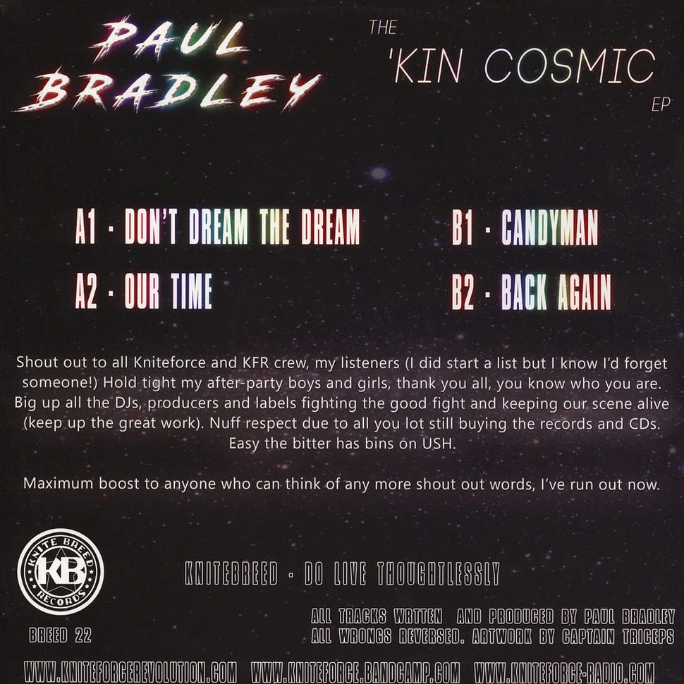Paul Bradley - Kin Cosmic EP