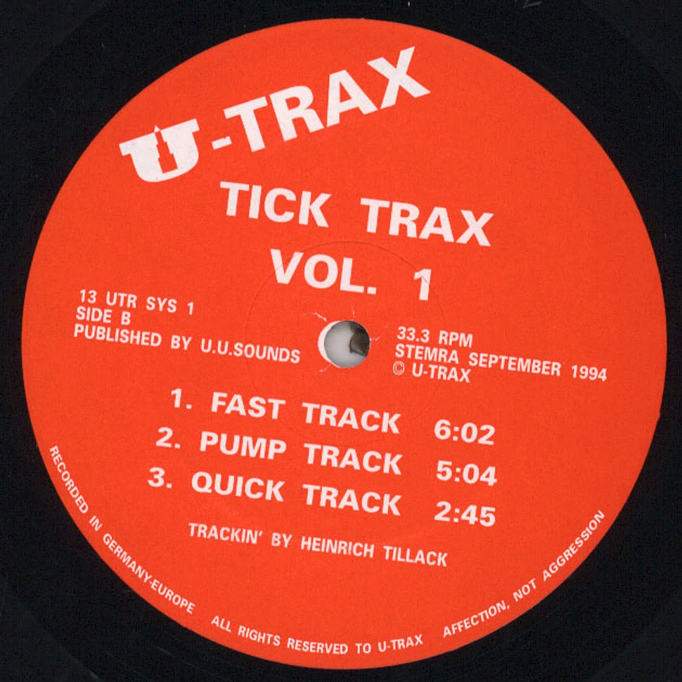 Heinrich Tillack - Tick Trax Volume I