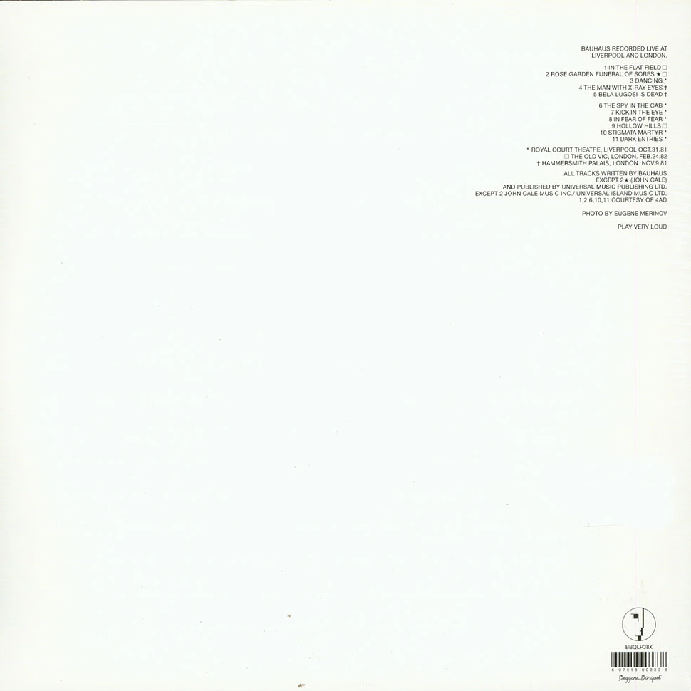 Bauhaus - Press The Eject And Give Me The Tape White Vinyl Edition