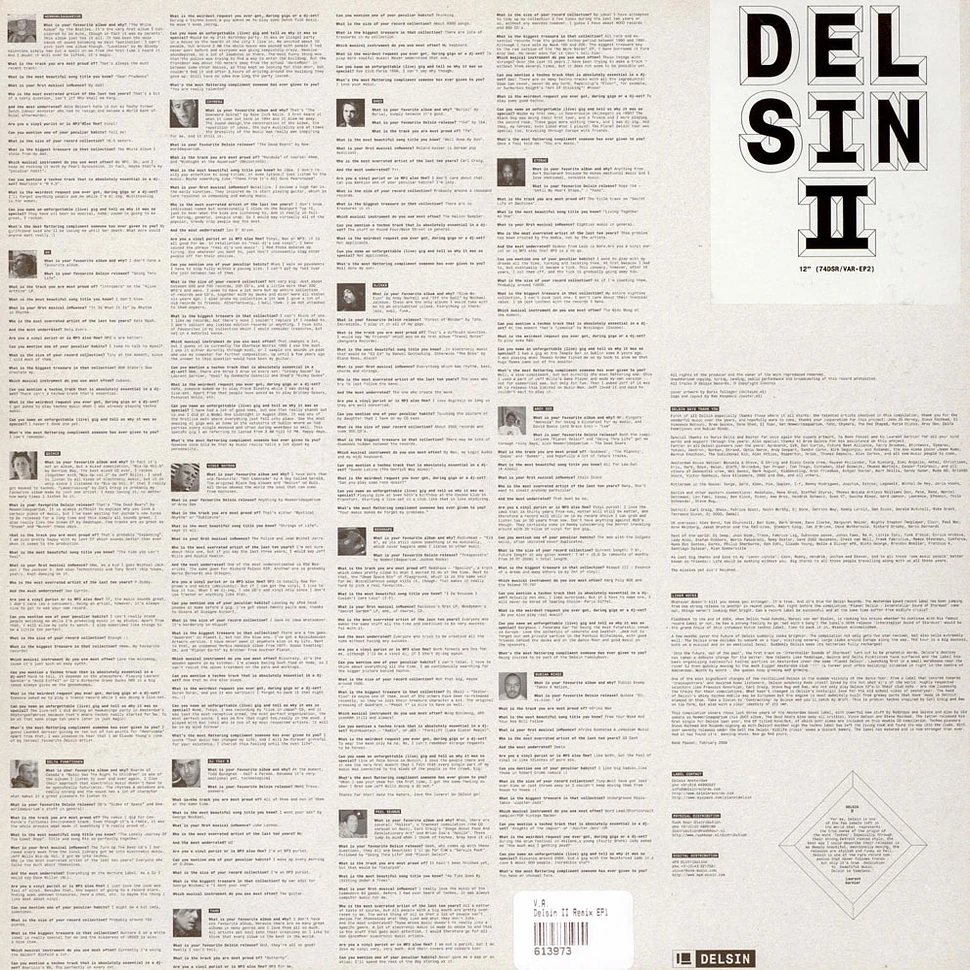 V.A. - Delsin II (Remix EP1)