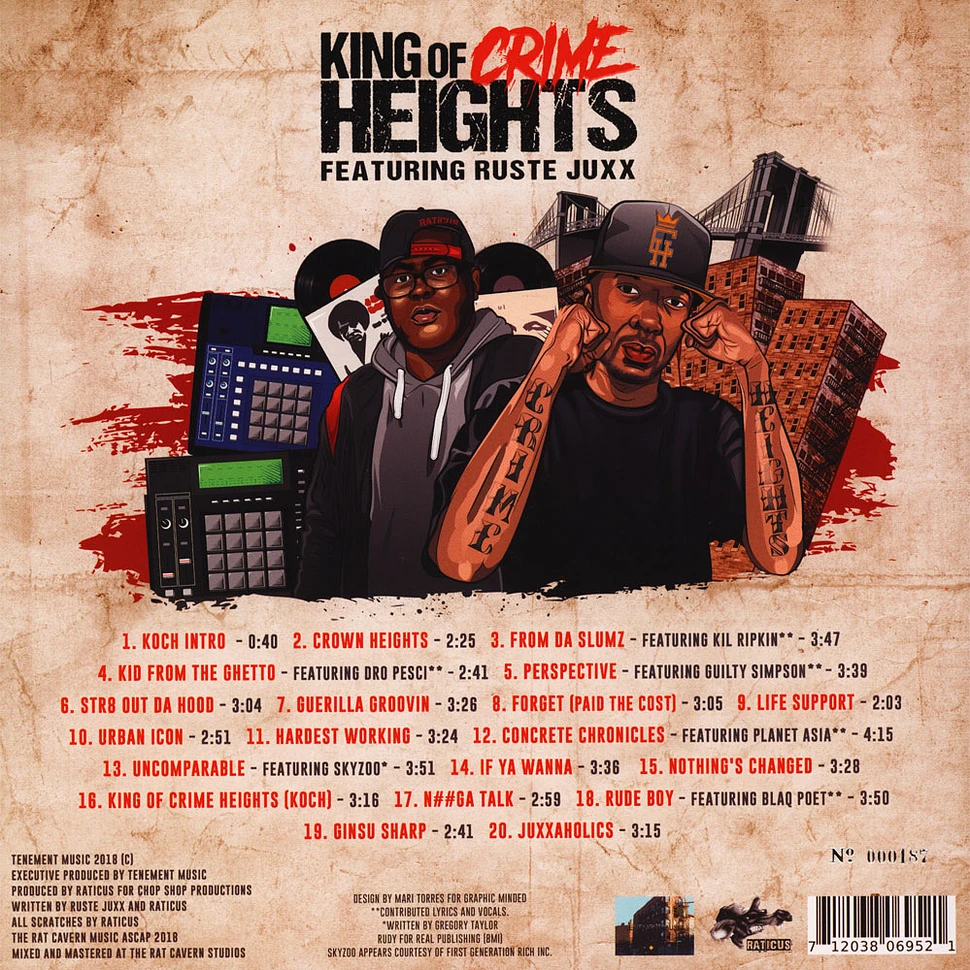 Ruste Juxx & Raticus - King Of Crime Heights