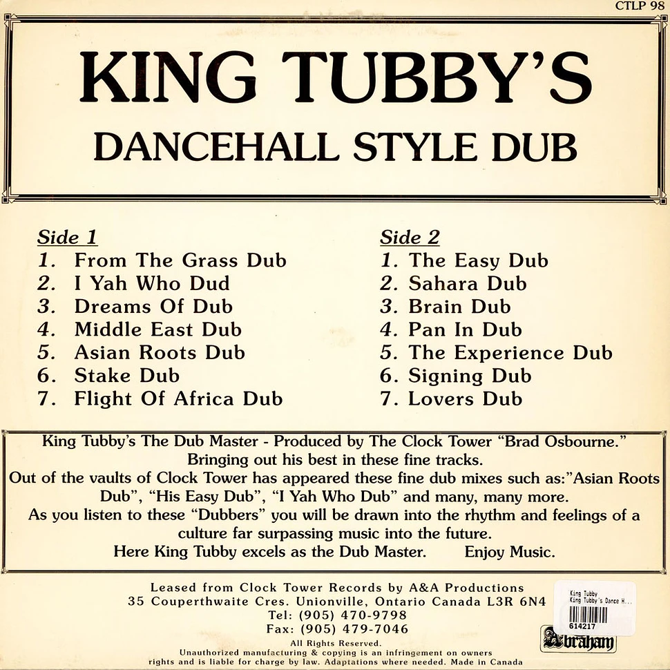 King Tubby - King Tubby's Dance Hall Style Dub