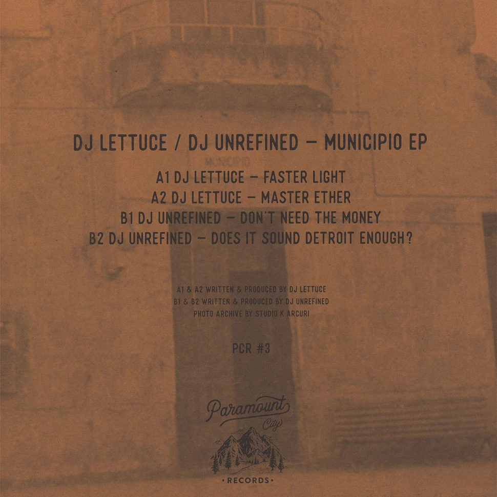 DJ Lettuce & DJ Unrefined - Municipio EP