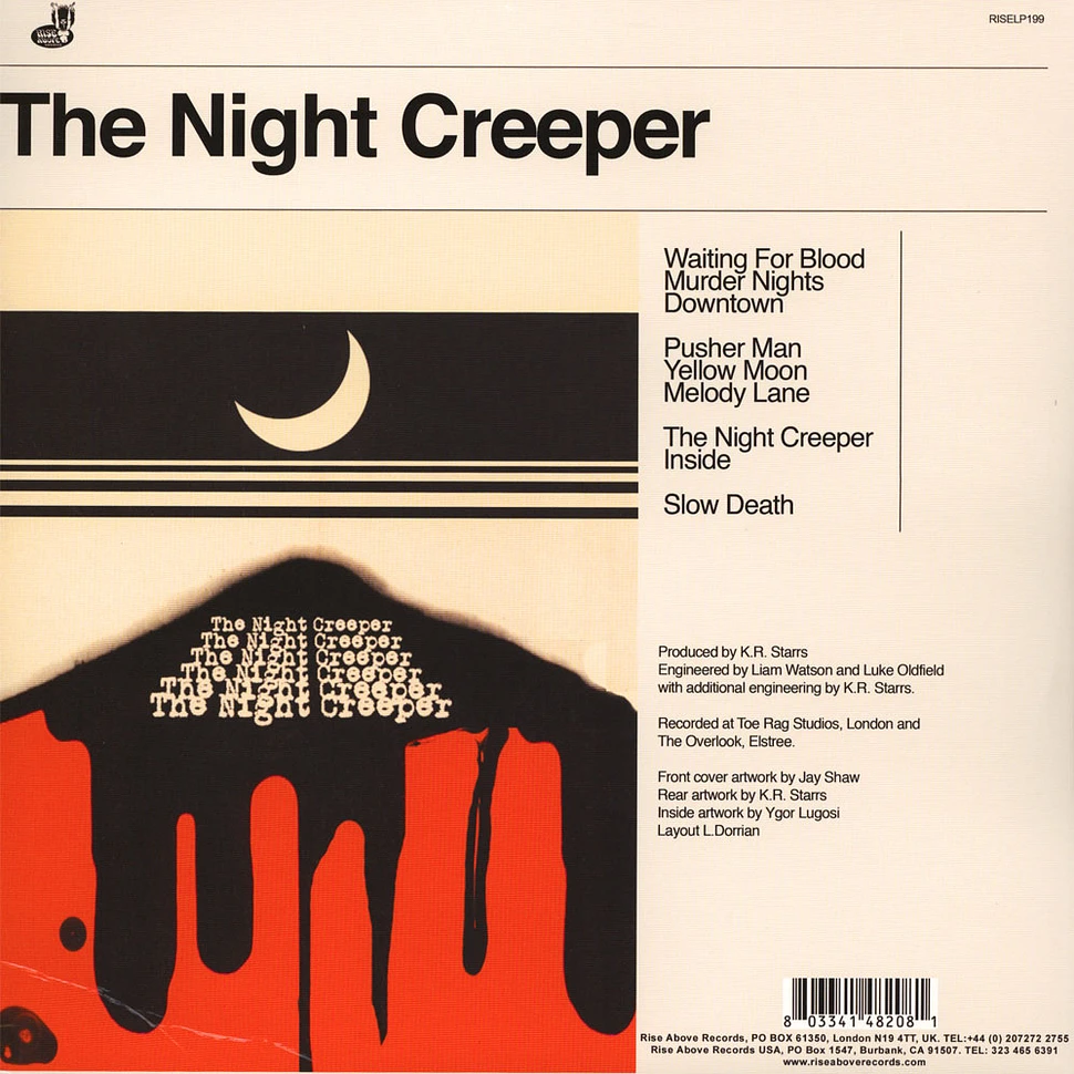 Uncle Acid & The Deadbeats - The Night Creeper Orange Vinyl Edition