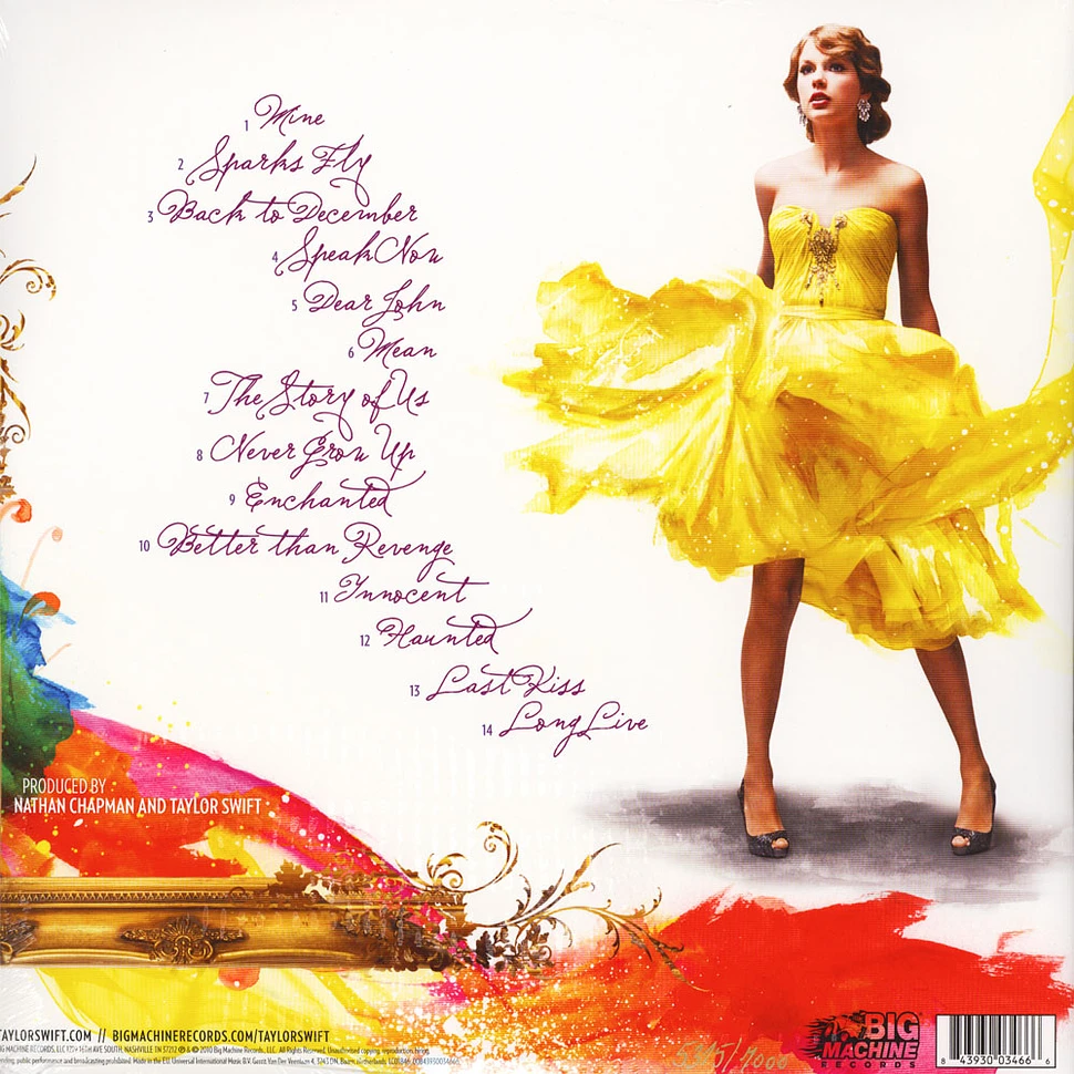 Taylor Swift - Speak Now Smoke Colored Vinyl Edition