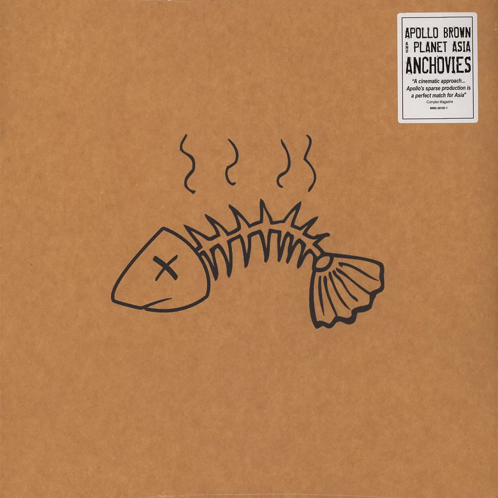 Apollo Brown & Planet Asia - Anchovies Beer & Olives Pinwheel Colored Vinyl Edition