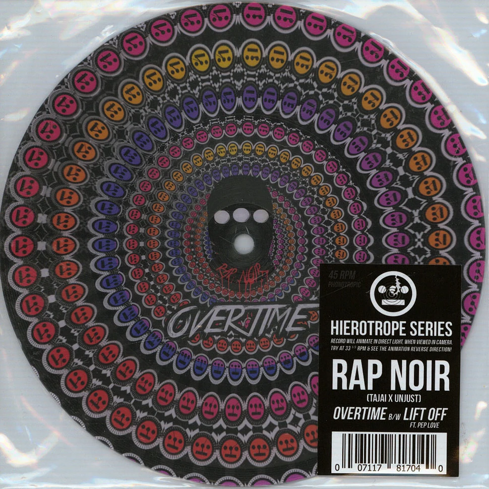 Rap Noir (Tajai & Unjust) - Overtime / Lift Off Ft. Pep Love (Phonotropic 7")