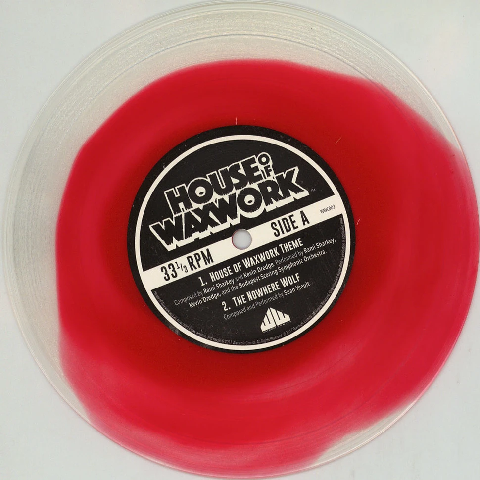 House Of Waxwork - Issue 2 Nowhere Wolf Cover Edition / OST Blood Puddle Clear Colored Vinyl