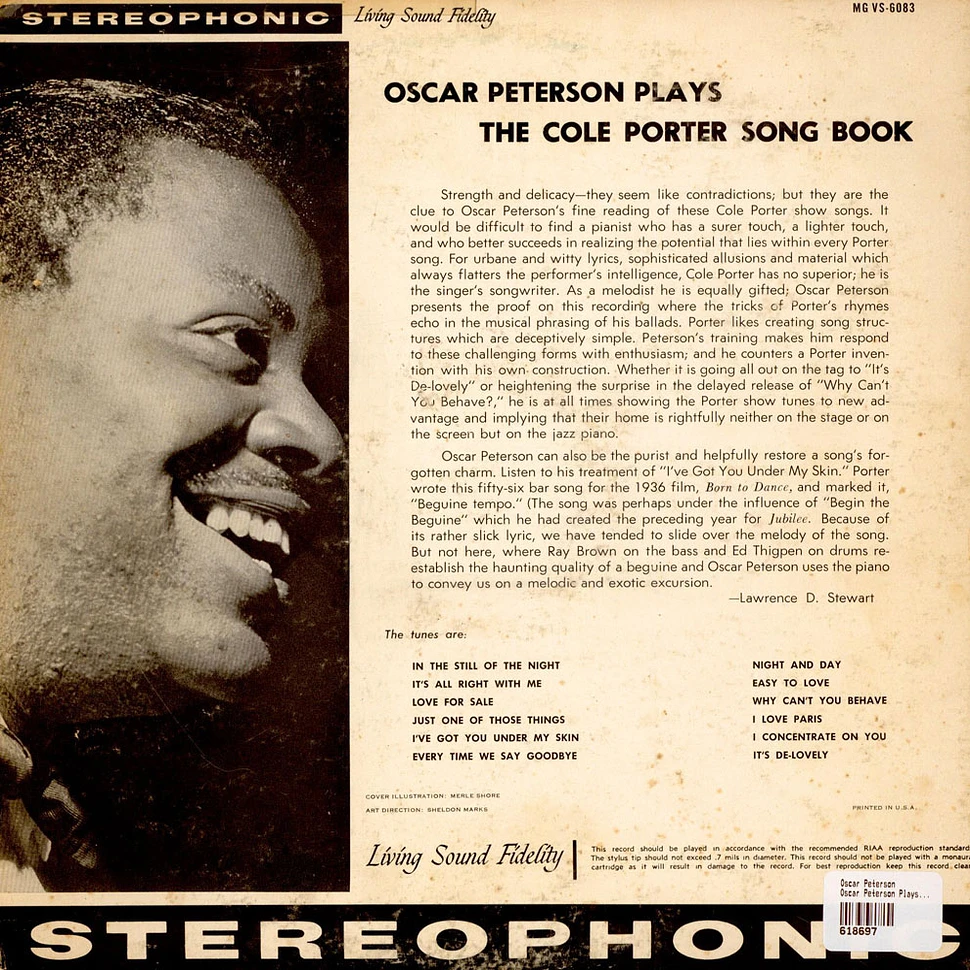 Oscar Peterson - Oscar Peterson Plays The Cole Porter Songbook