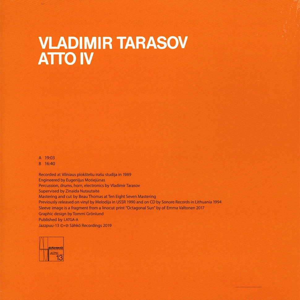 Vladimir Tarasov - Atto IV