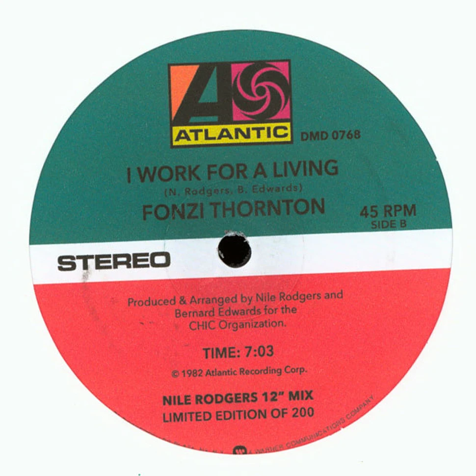 Norma Jean Wright / Fonzi Thornton - Saturday / I Work For A Living