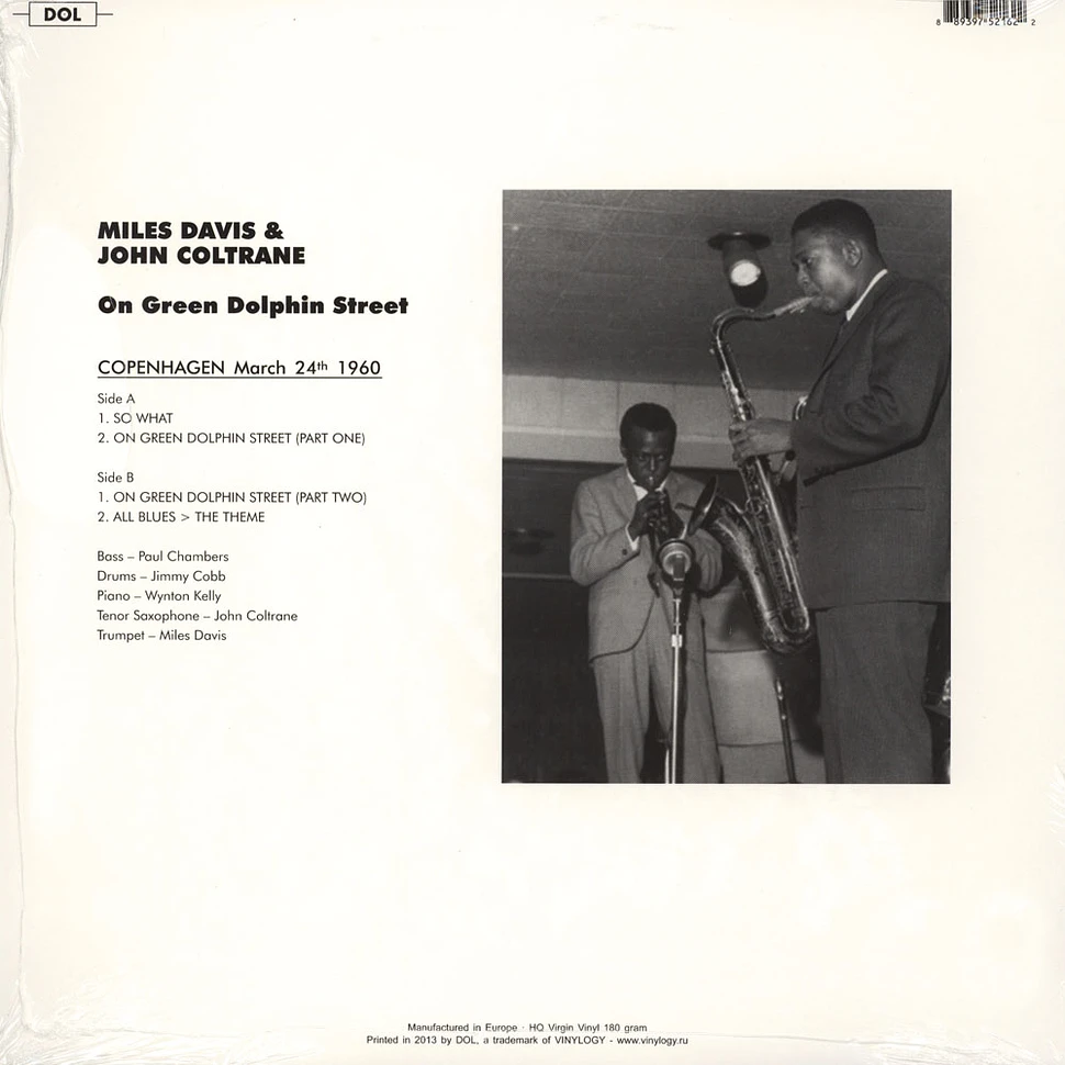 Miles Davis & John Coltrane - On Green Dolphin Street - Copenhagen March 24th 1960