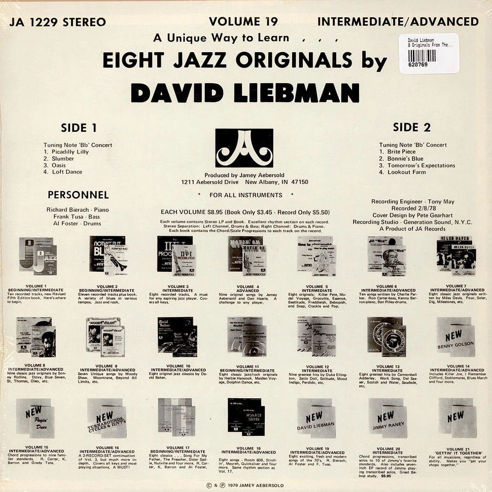 David Liebman - 8 Originals From The Seventies