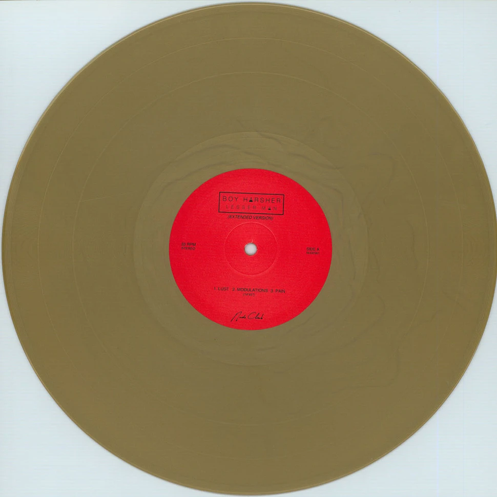 Boy Harsher - Lesser Man Extended Version Gold Vinyl Edition