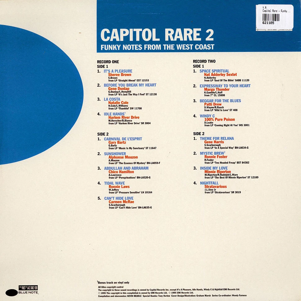 V.A. - Capitol Rare - Funky Notes From The West Coast Vol. 2