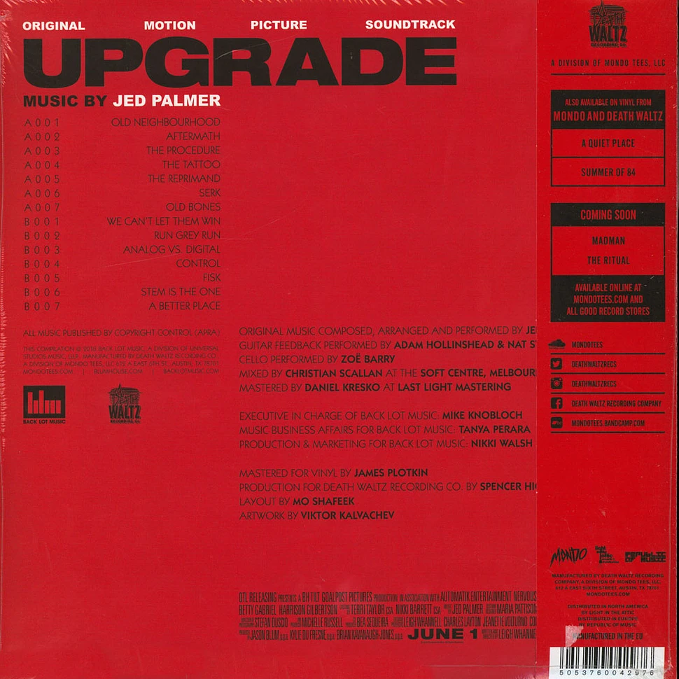 Jed Paler - OST Upgrade Red Vinyl Edition