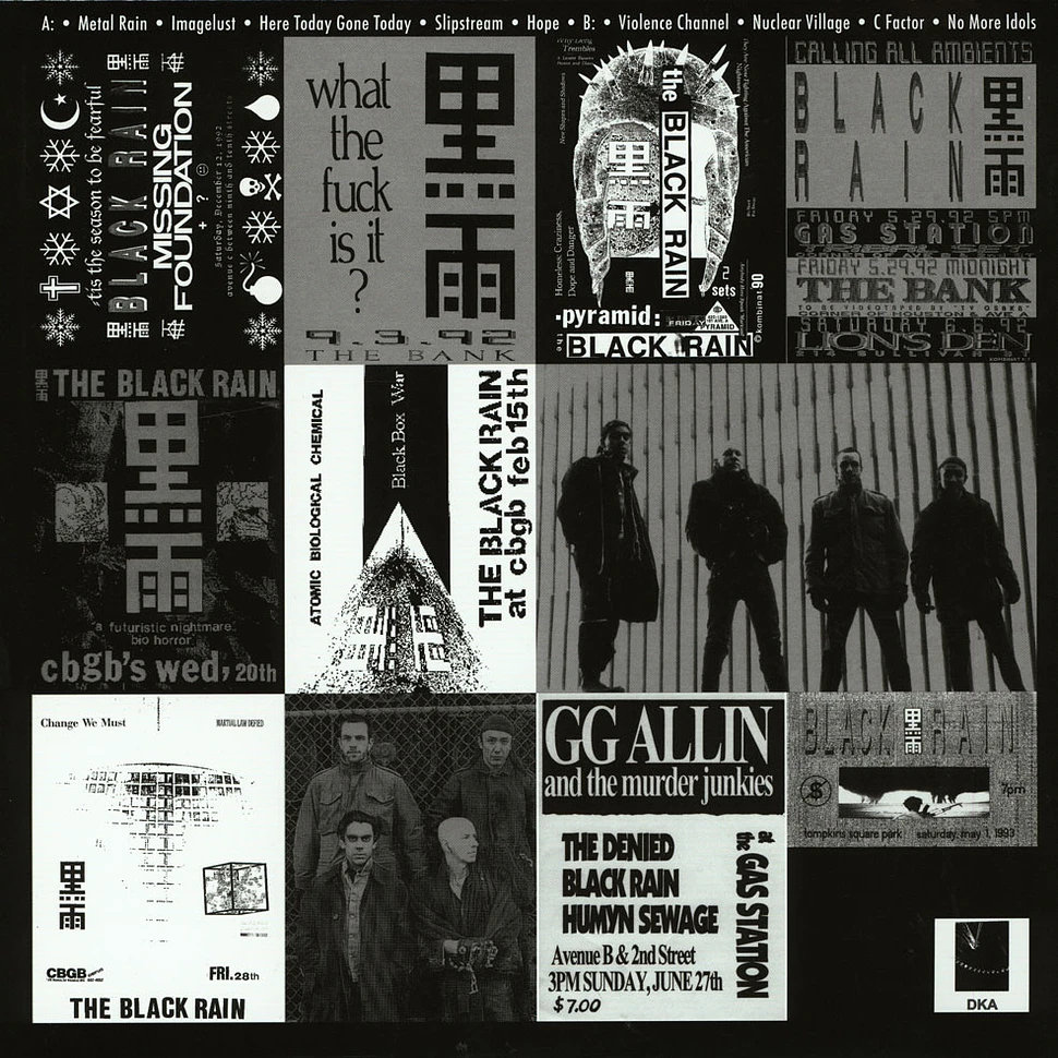 Black Rain - Metal Rain 1989-1993