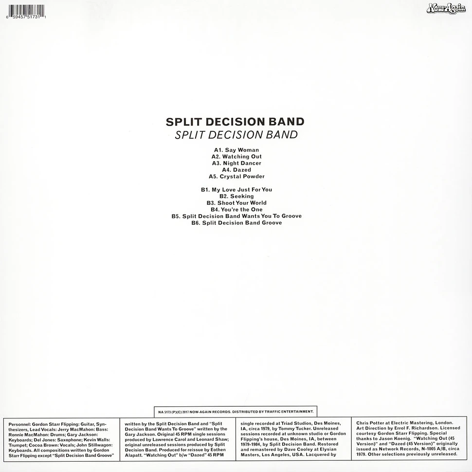 Split Decision Band - Split Decision Band