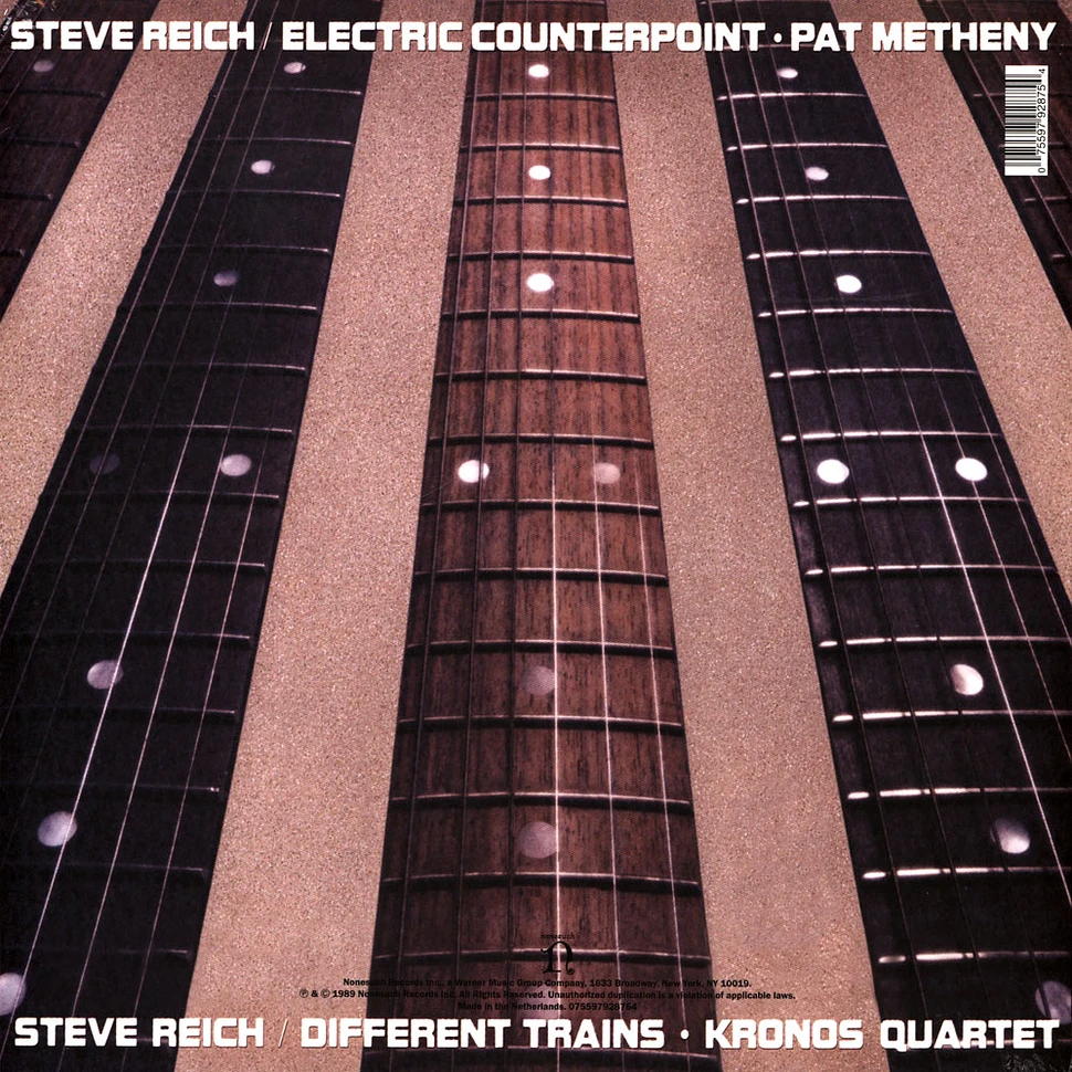 Steve Reich - Different Trains / Electric Counterpoint