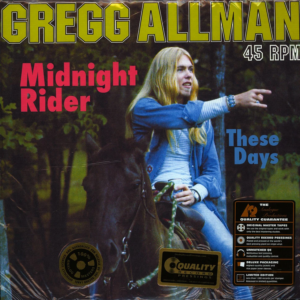 Gregg Allman - Midnight Rider