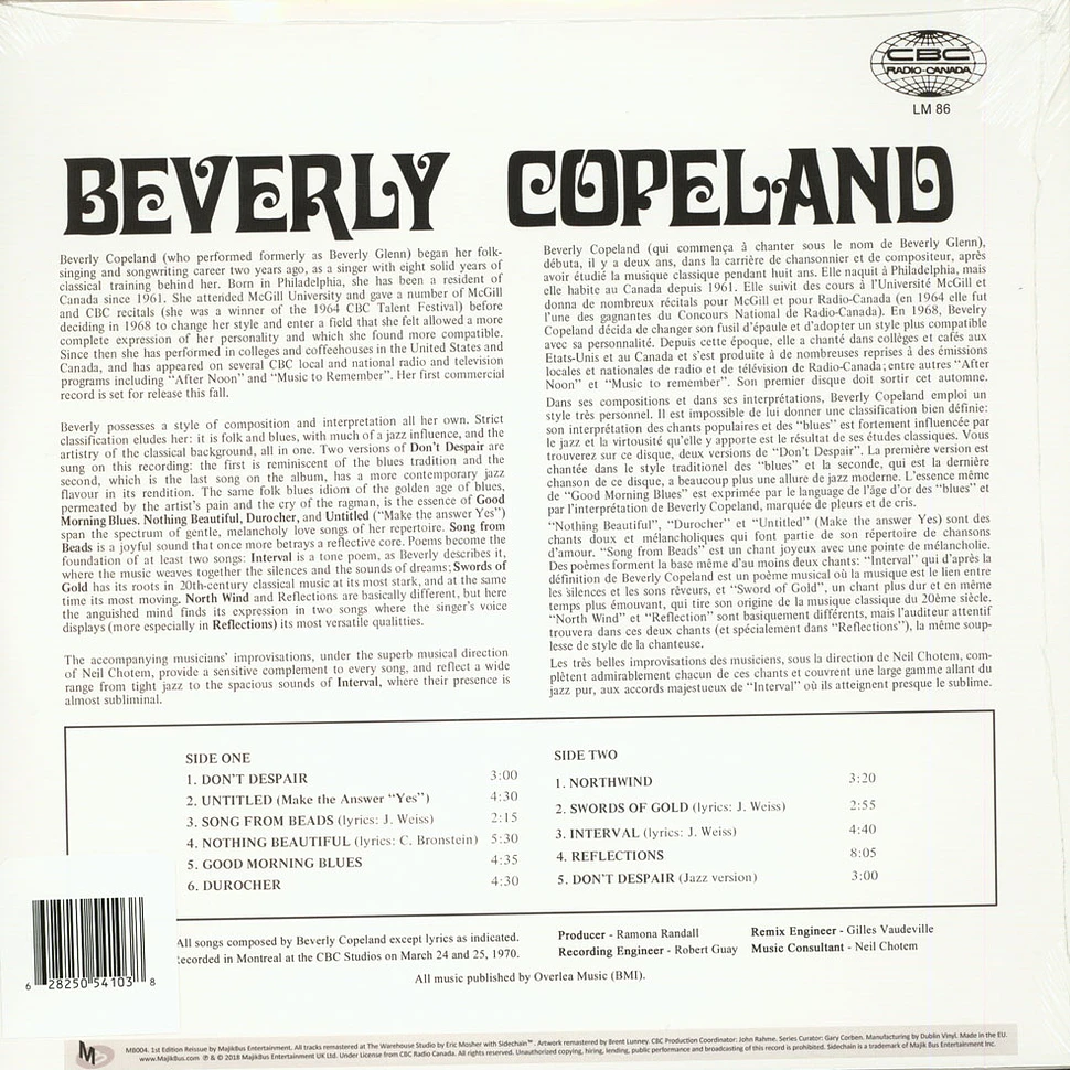 Beverly Glenn-Copeland - Beverly Copeland