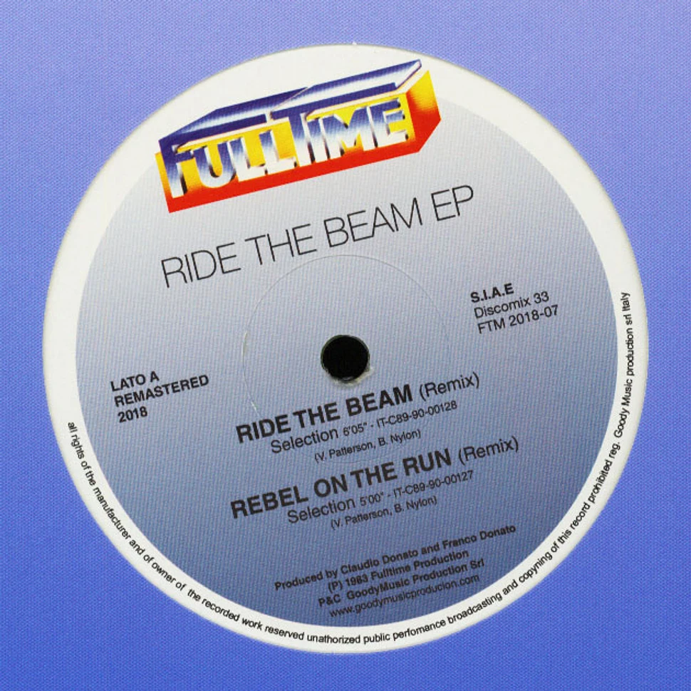 Selection - Ride The Beam EP Transparent Yellow Vinyl Edition