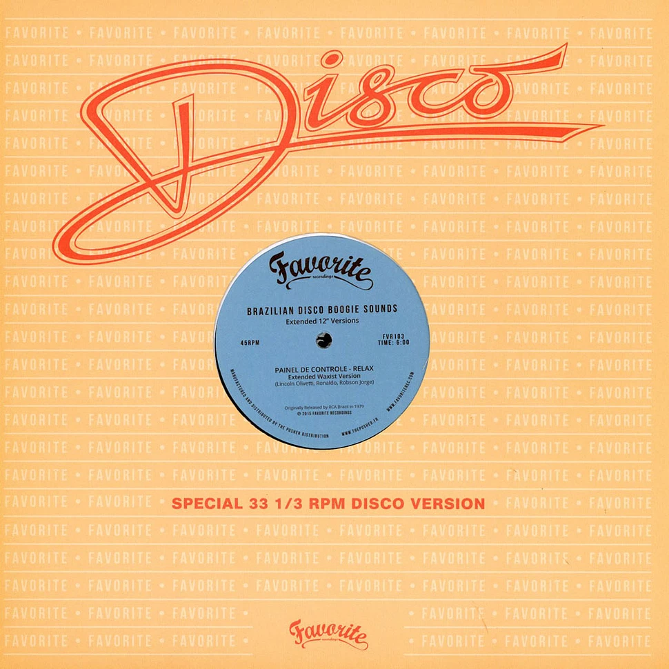 V.A. - Brazilian Disco Boogie Sounds (Extended 12" Versions)