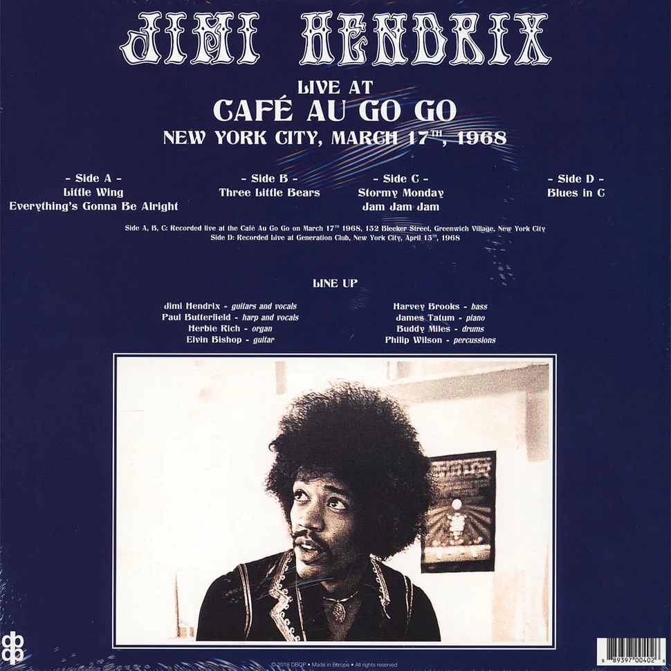 Jimi Hendrix - Live At Cafe Au Go Go New York 1968