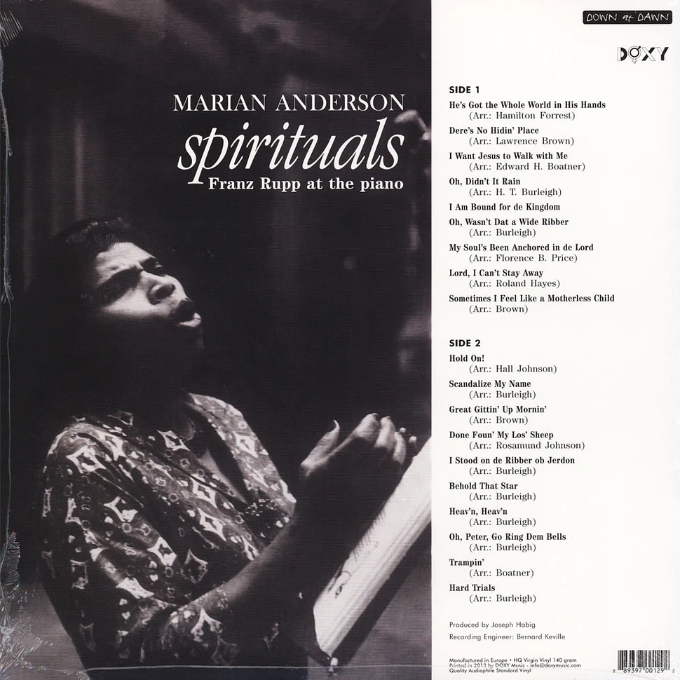 Marian Anderson - Spirituals