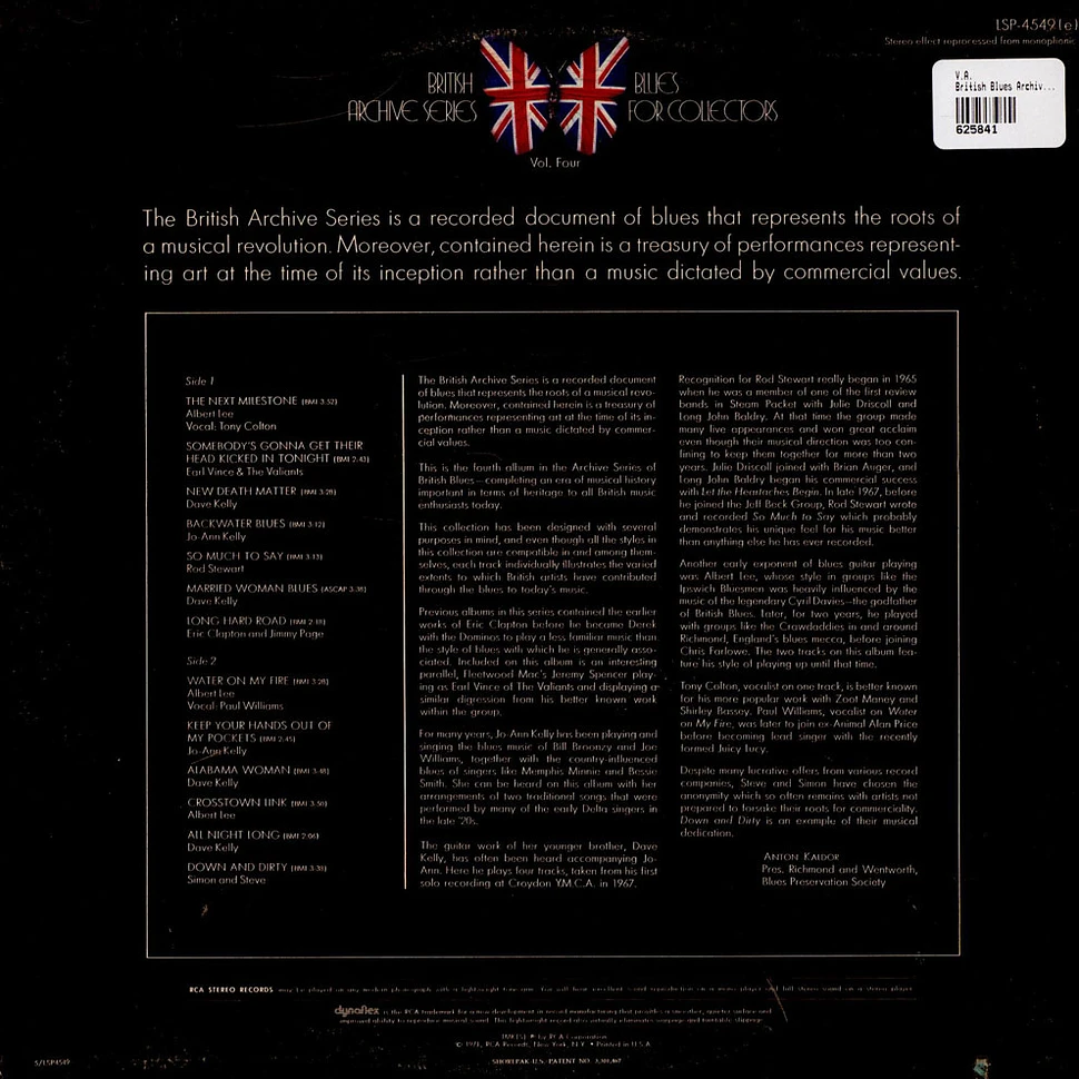 V.A. - British Blues Archive Series Vol. 4