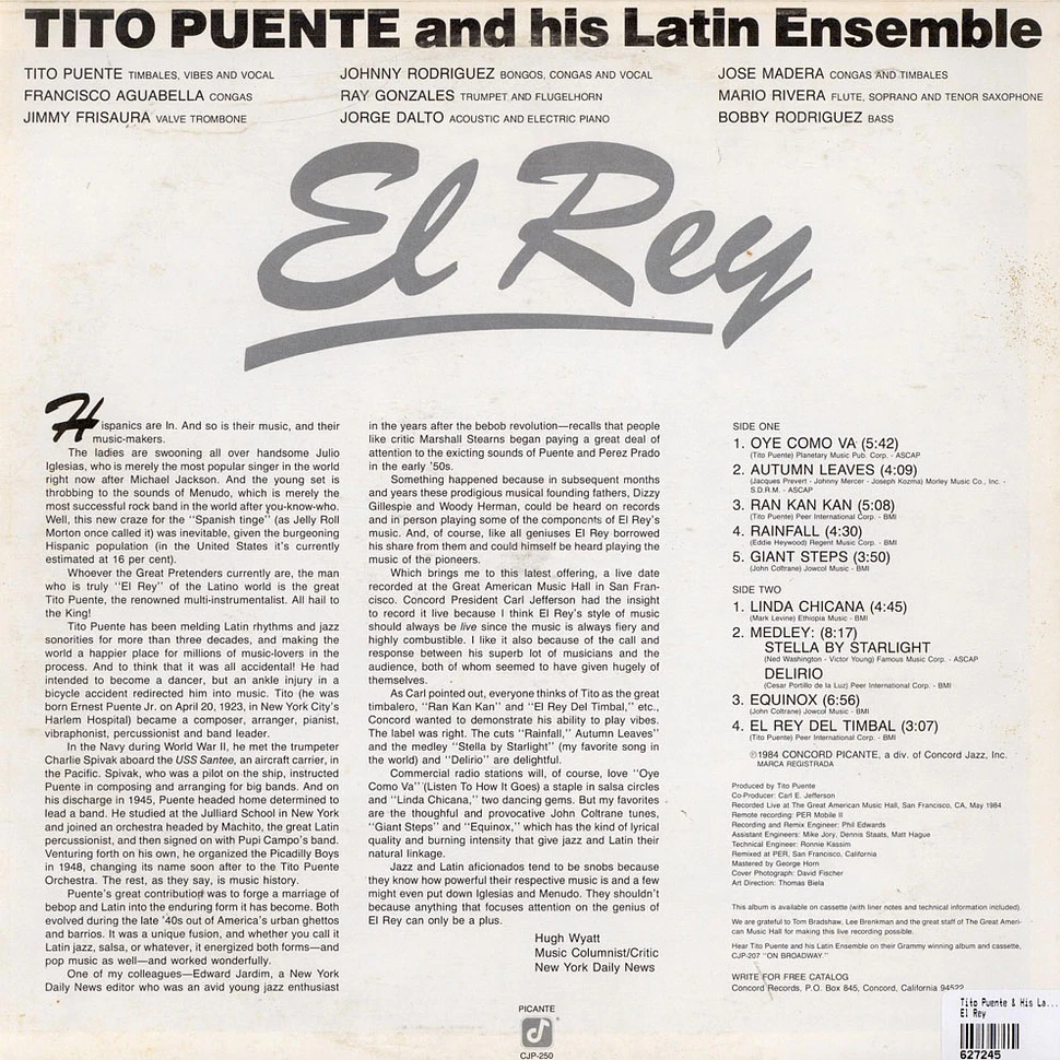 Tito Puente & His Latin Ensemble - El Rey