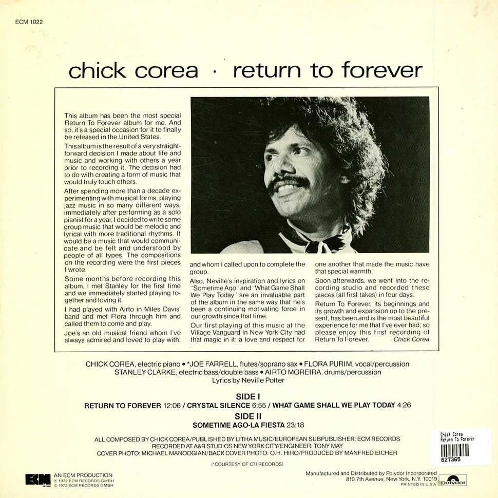 Chick Corea - Return To Forever