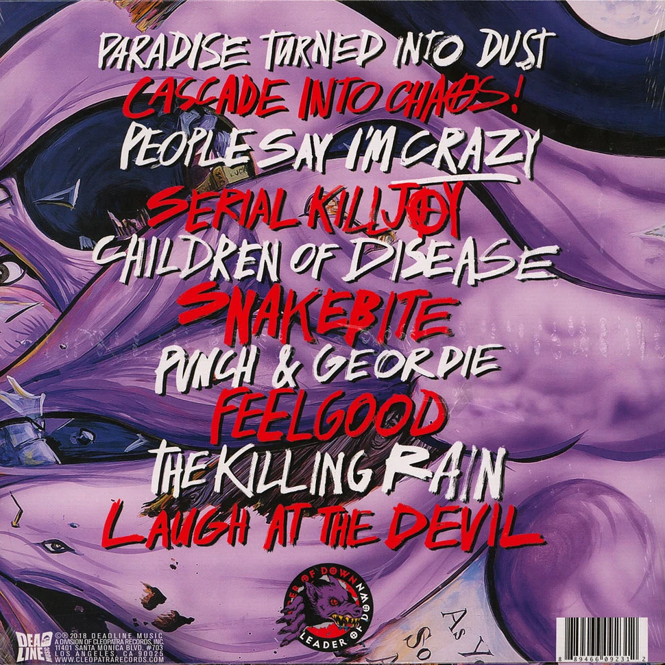 Leader Of Down - Cascade Into Chaos Purple Vinyl Edition