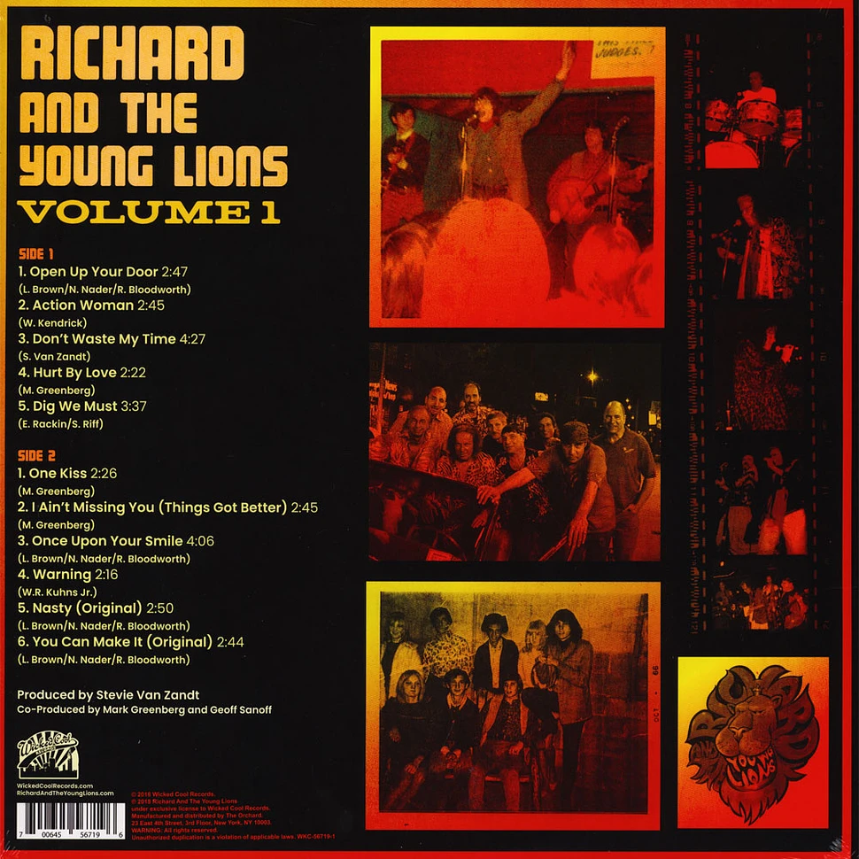 Richard And The Young Lions - Volume 1