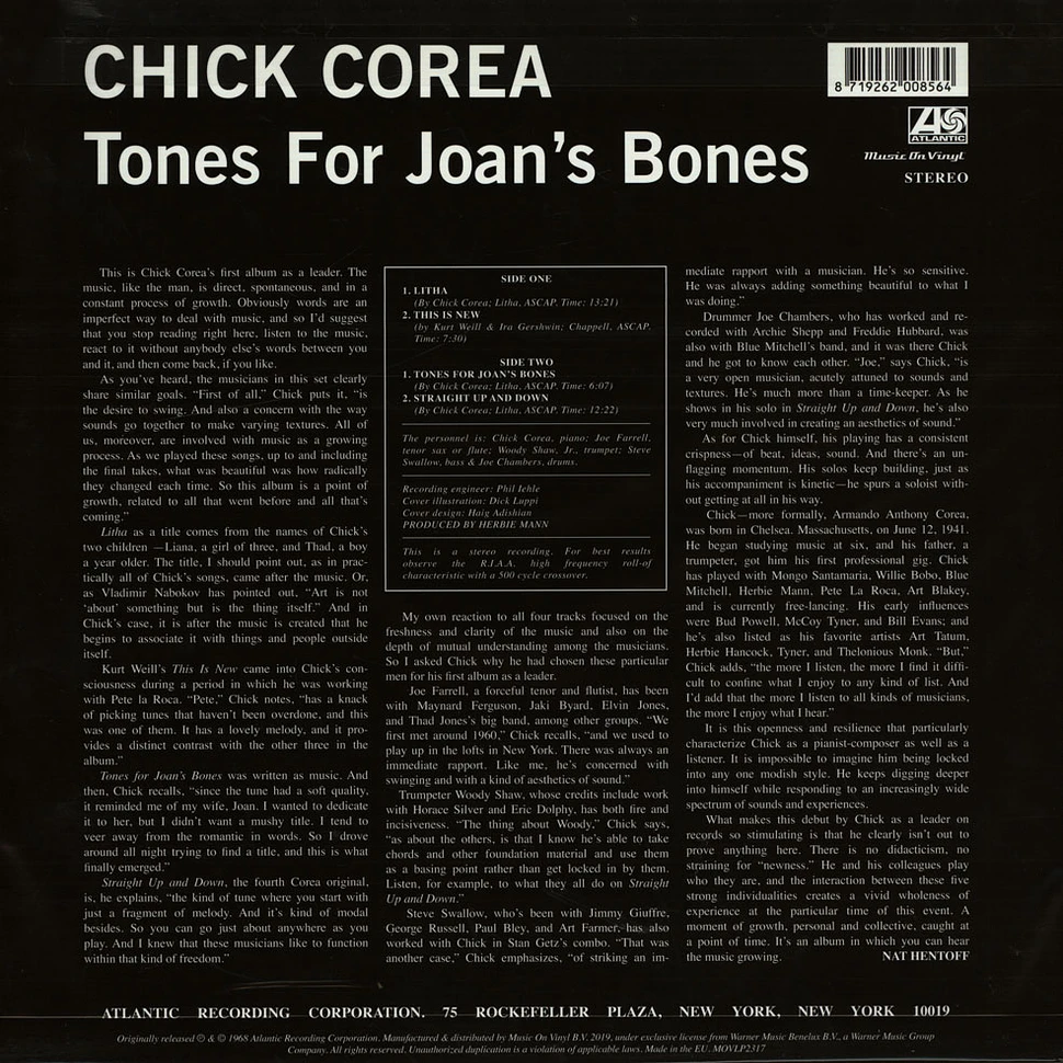 Chick Corea - Tones For Joan's Bones