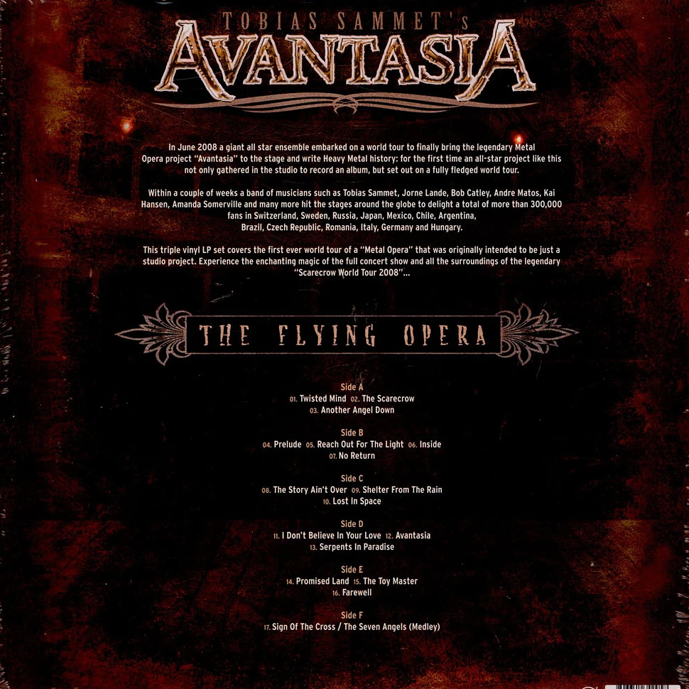 Tobias Sammet's Avantasia - The Flying Opera (Around The World In Twenty Days - Live)