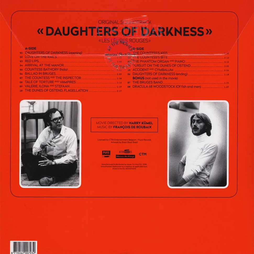 François De Roubaix - OST Daughters Of Darkness Black Vinyl Edition