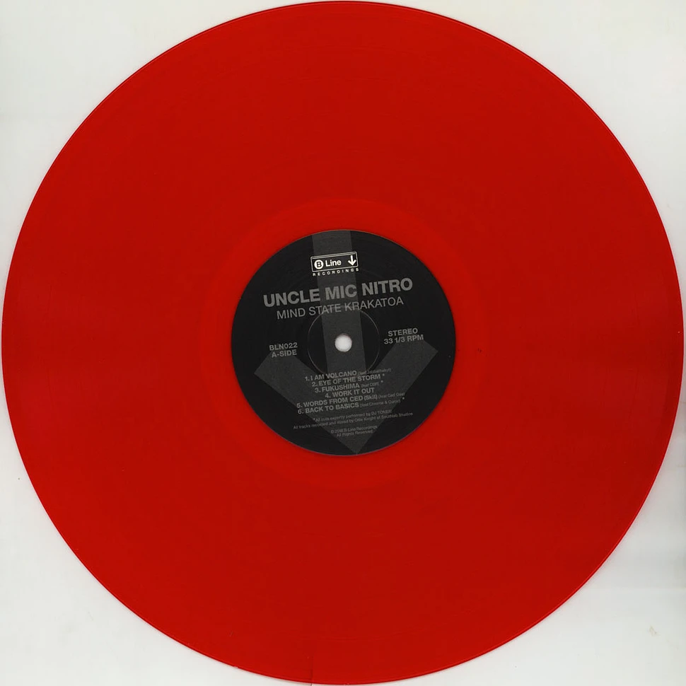 Uncle Mic Nitro - Mind State Krakatoa Limited Red Vinyl Edition